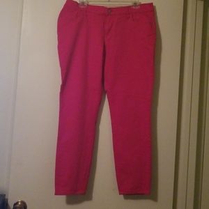 Pink rock star pants